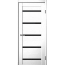 Дверь межкомнатная Сибирь Профиль Ла Стелла 206 Макиато, стекло черное